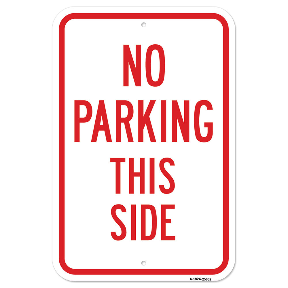 No Parking This Side