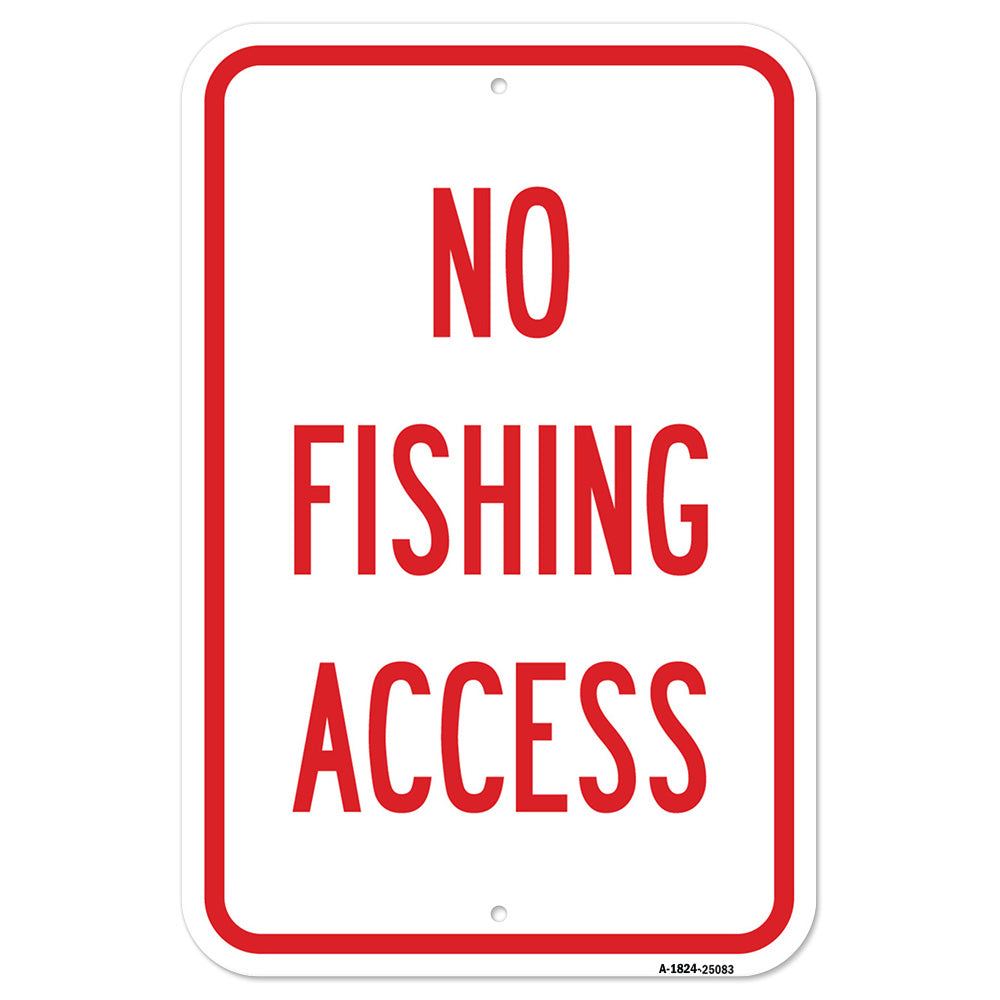 No Fishing Access