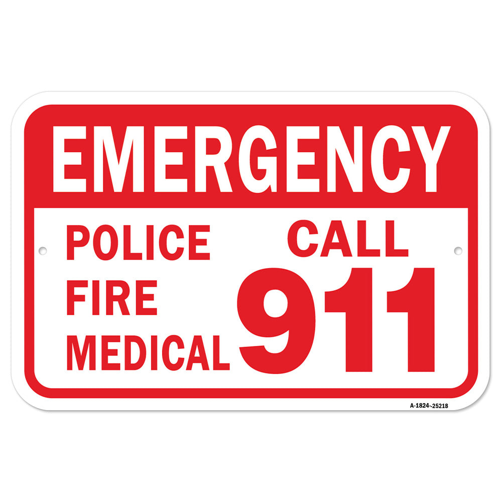 Emergency Police Fire Medical Call 911