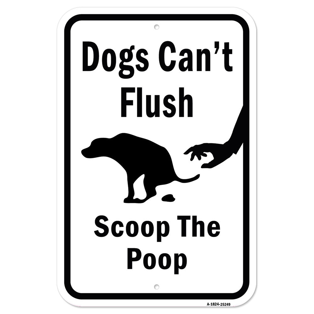 Dogs Can't Flush Scoop The Poop