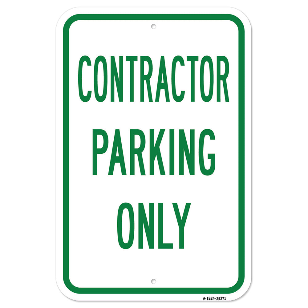 Contractor Parking Only