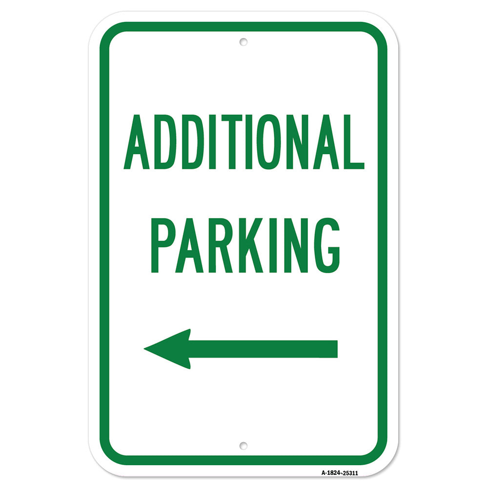 Additional Parking With Left Arrow