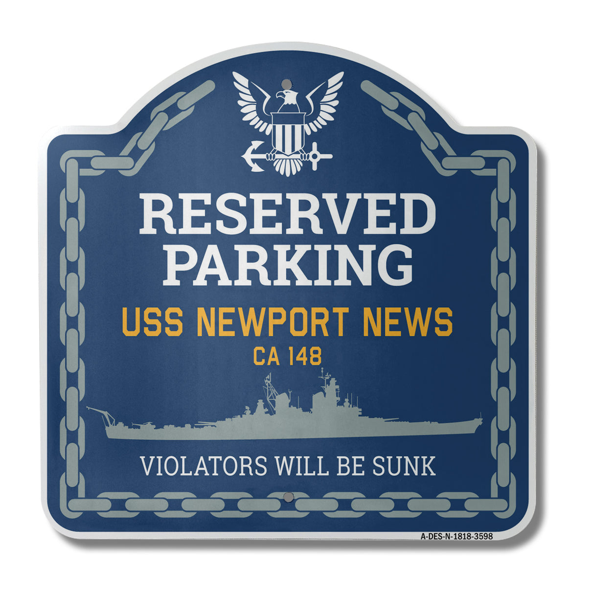 USS NEWPORT NEWS CA 148