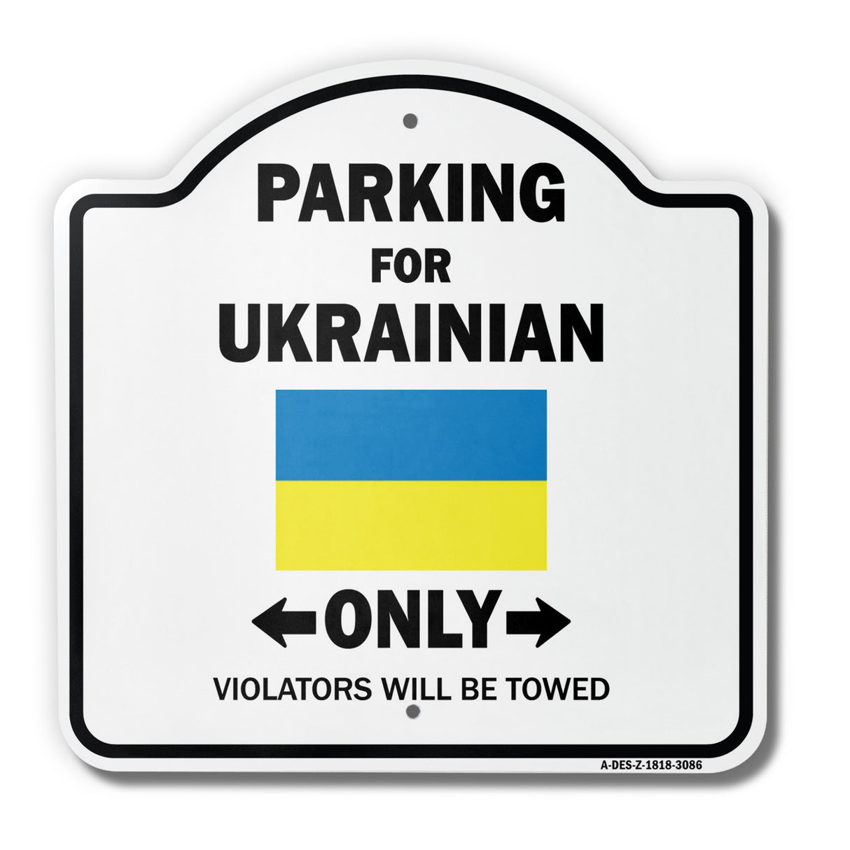 Parking For Ukrainian Only
