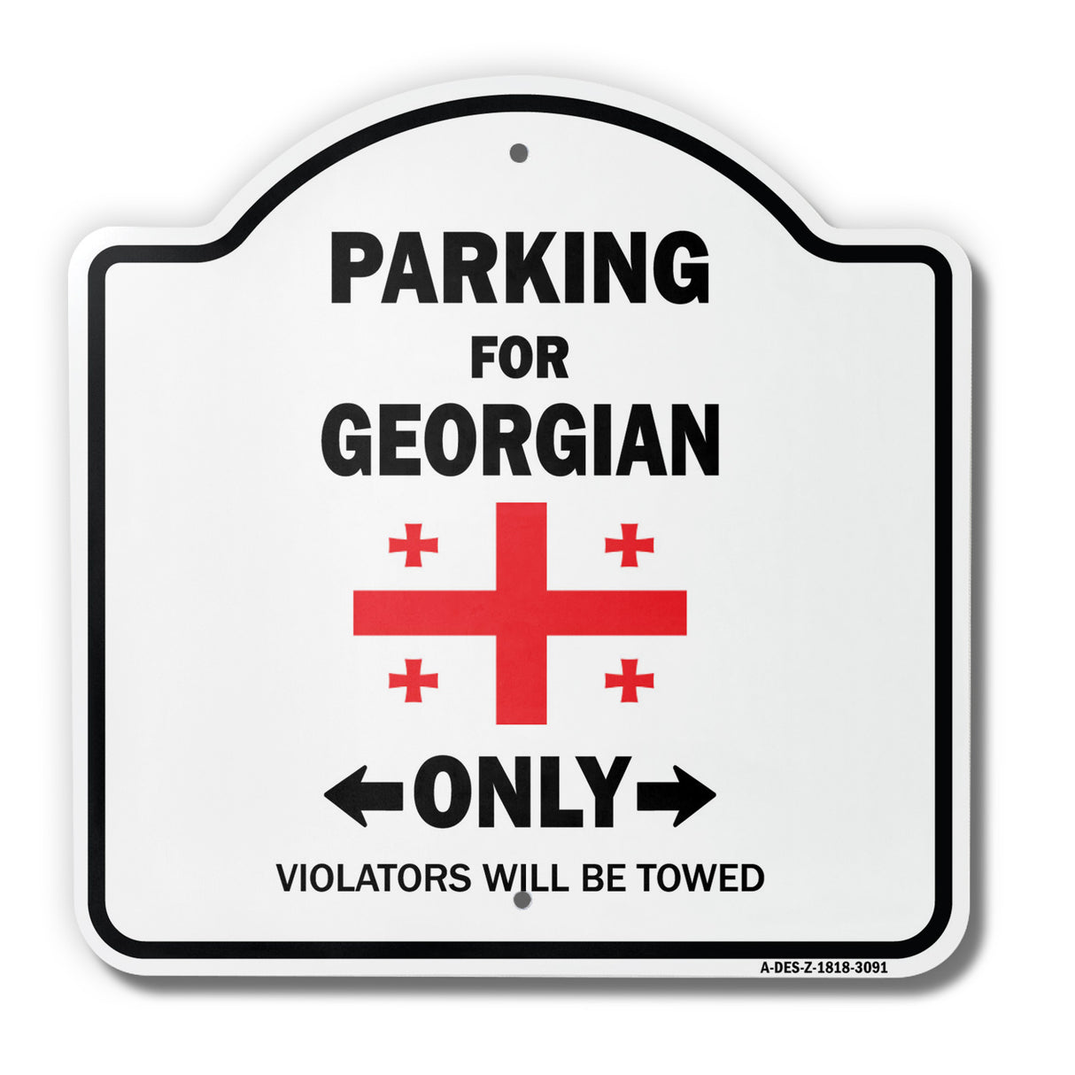 Parking For Georgian Only
