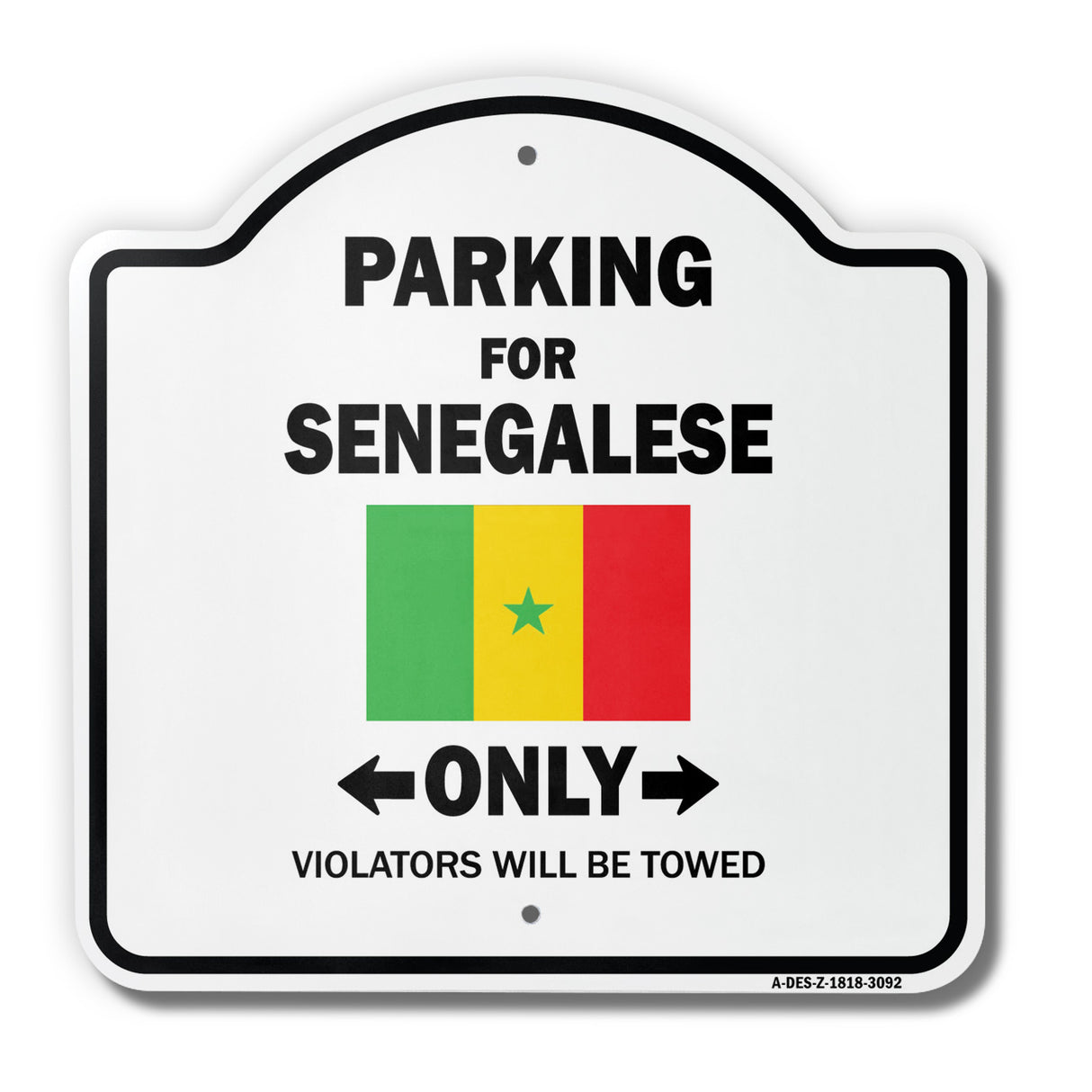 Parking For Senegalese Only
