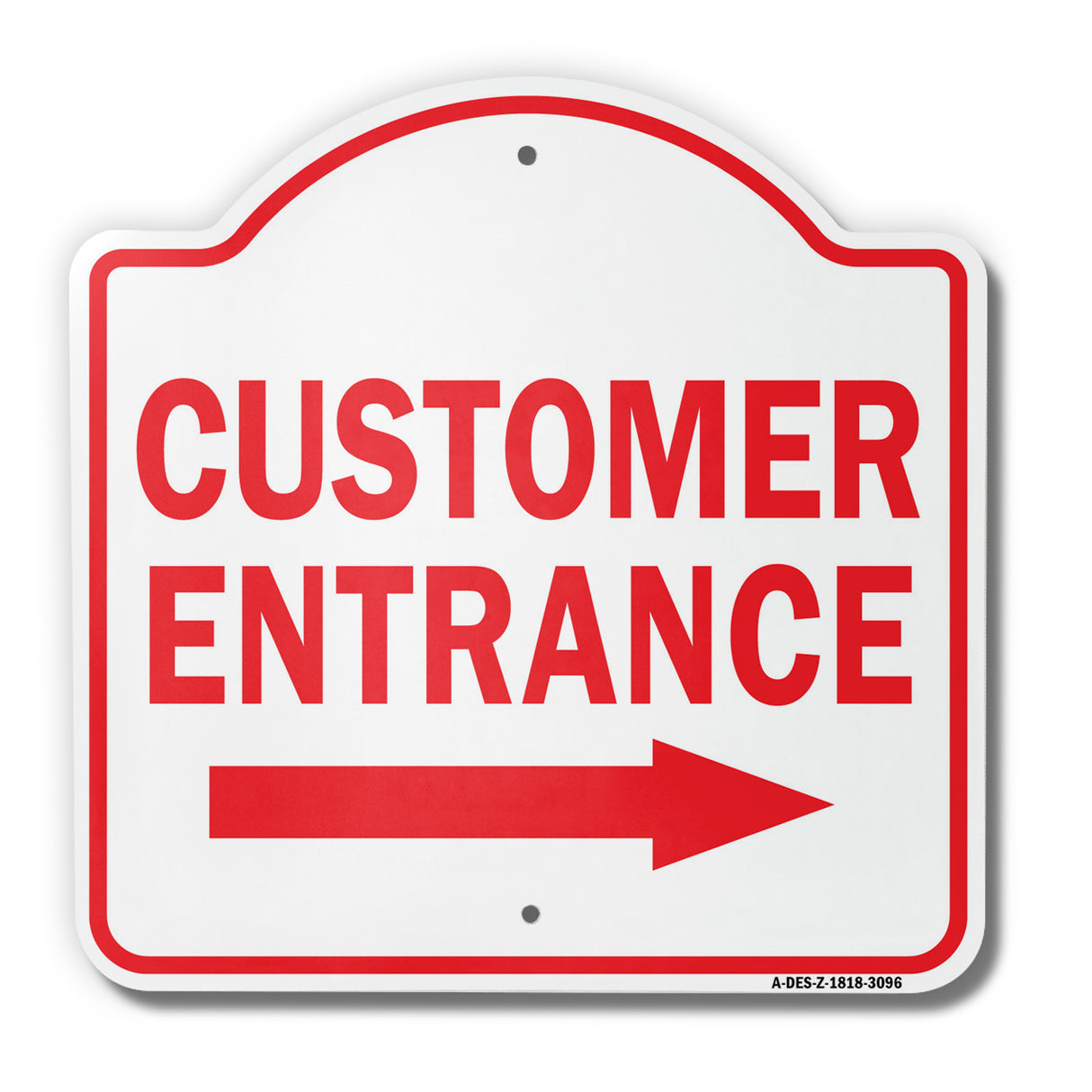 Customer Entrance Right Arrow
