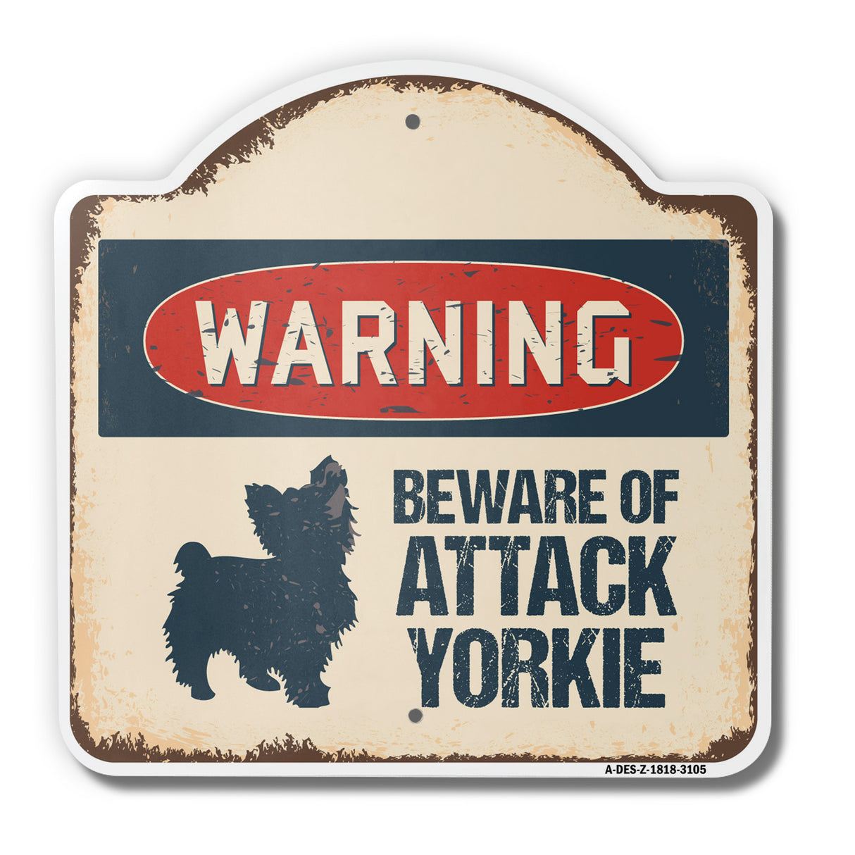 Beware Of Attack Yorkie