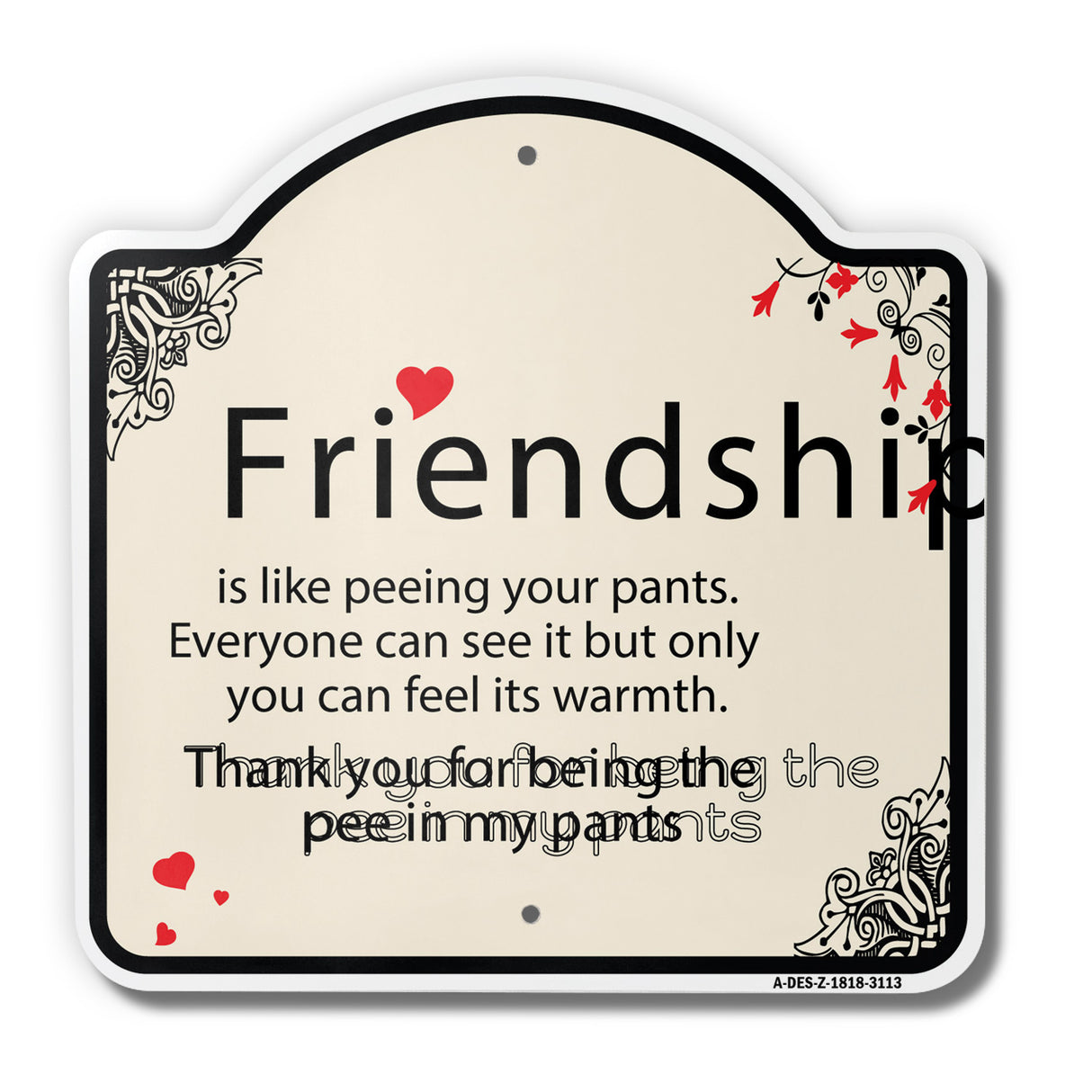 Friendship Is Like Peeing