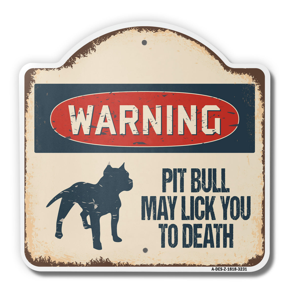 Pit Bull May Lick You To Death