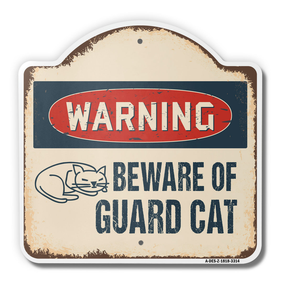 Beware Of Guard Cat