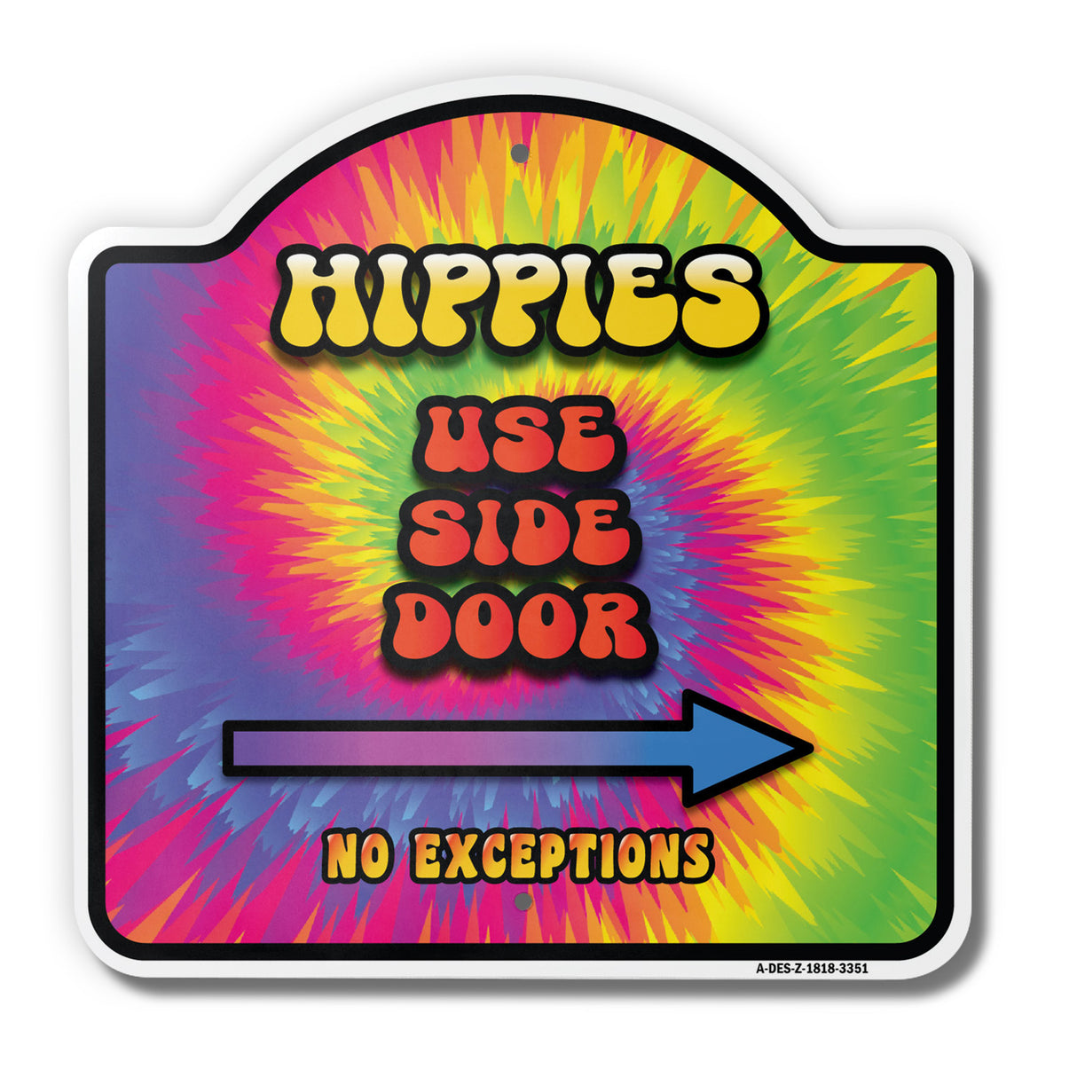 Hippies Use Side Door