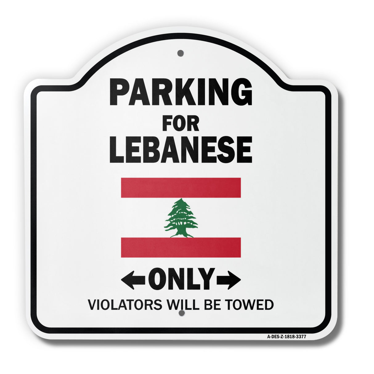 Parking For Lebanese Only