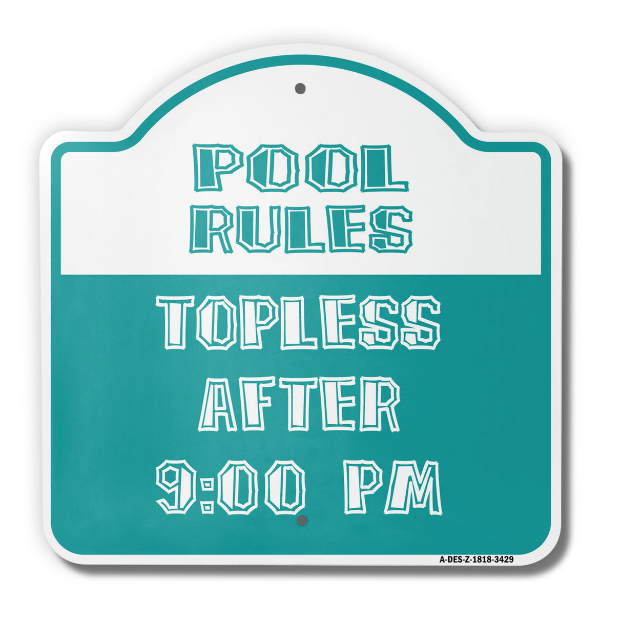 Pool Rules Parking