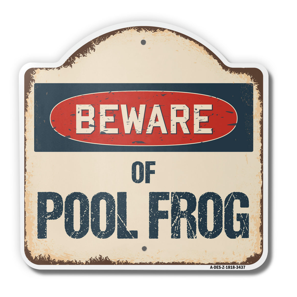 Beware Of Pool Frog