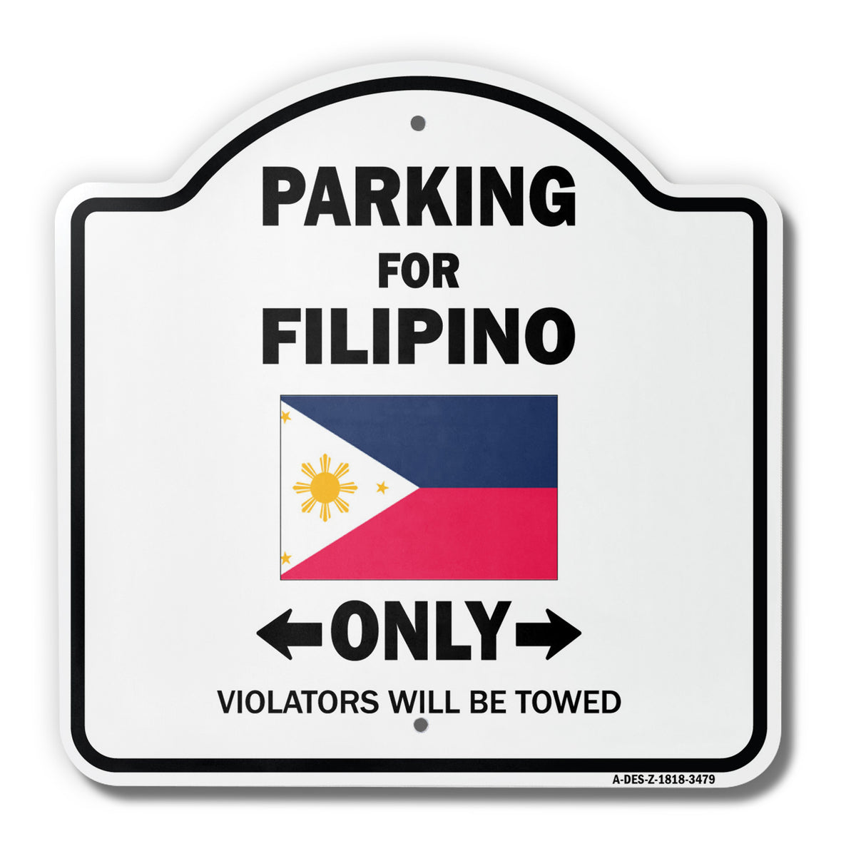 Parking For Filipino Only