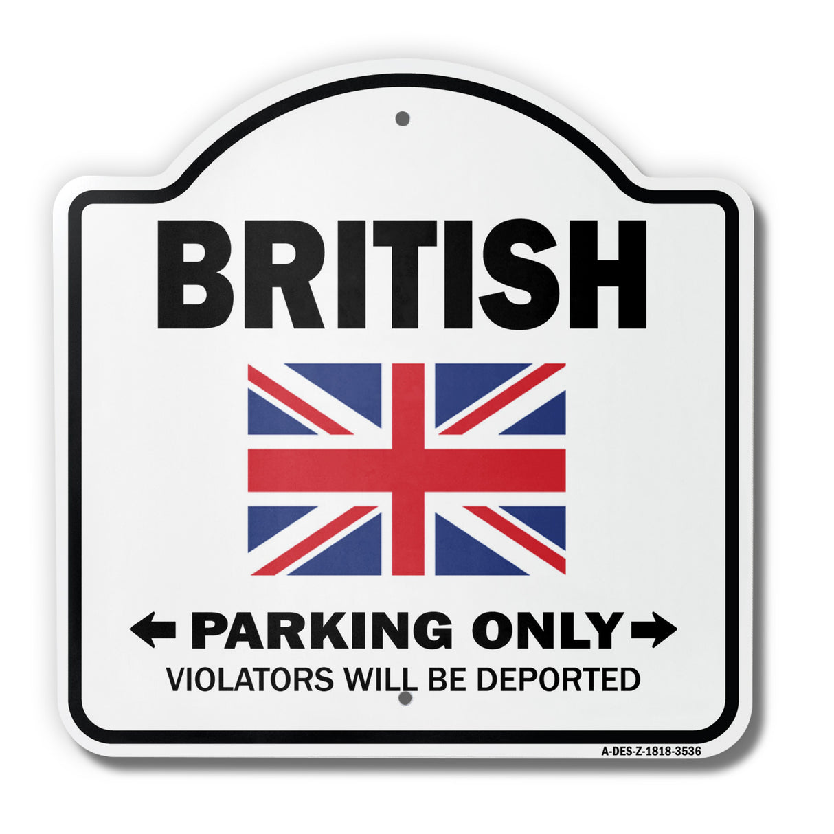 Parking For British Only