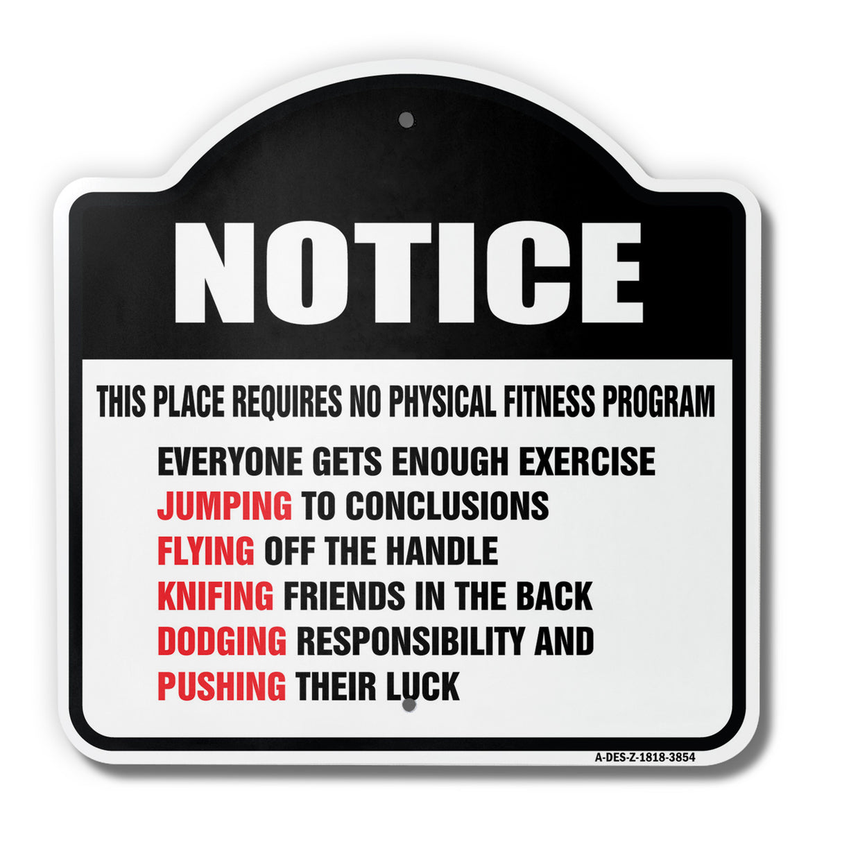 No Physical Fitness