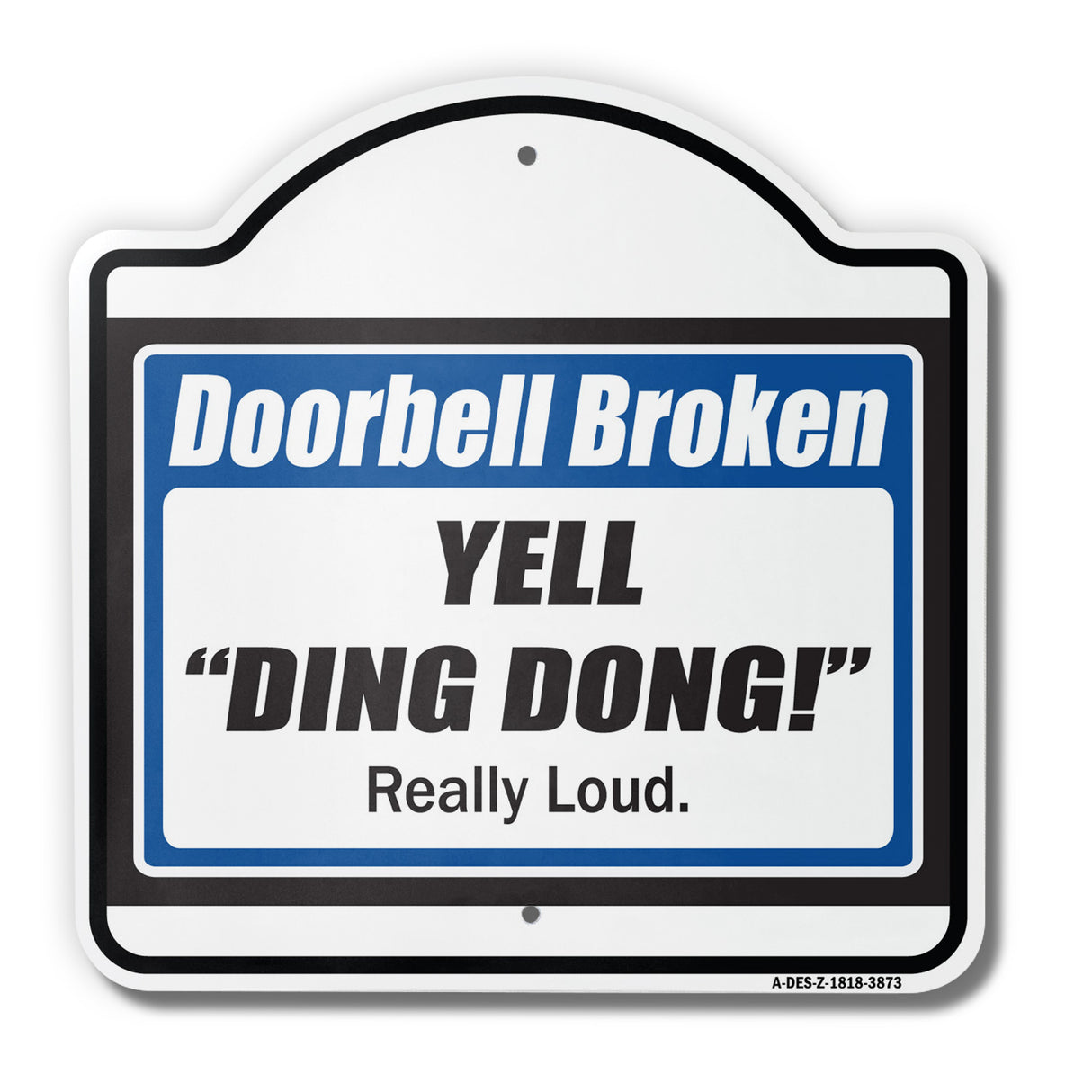 Doorbell Broken Yell "Ding Dong" Really Loud