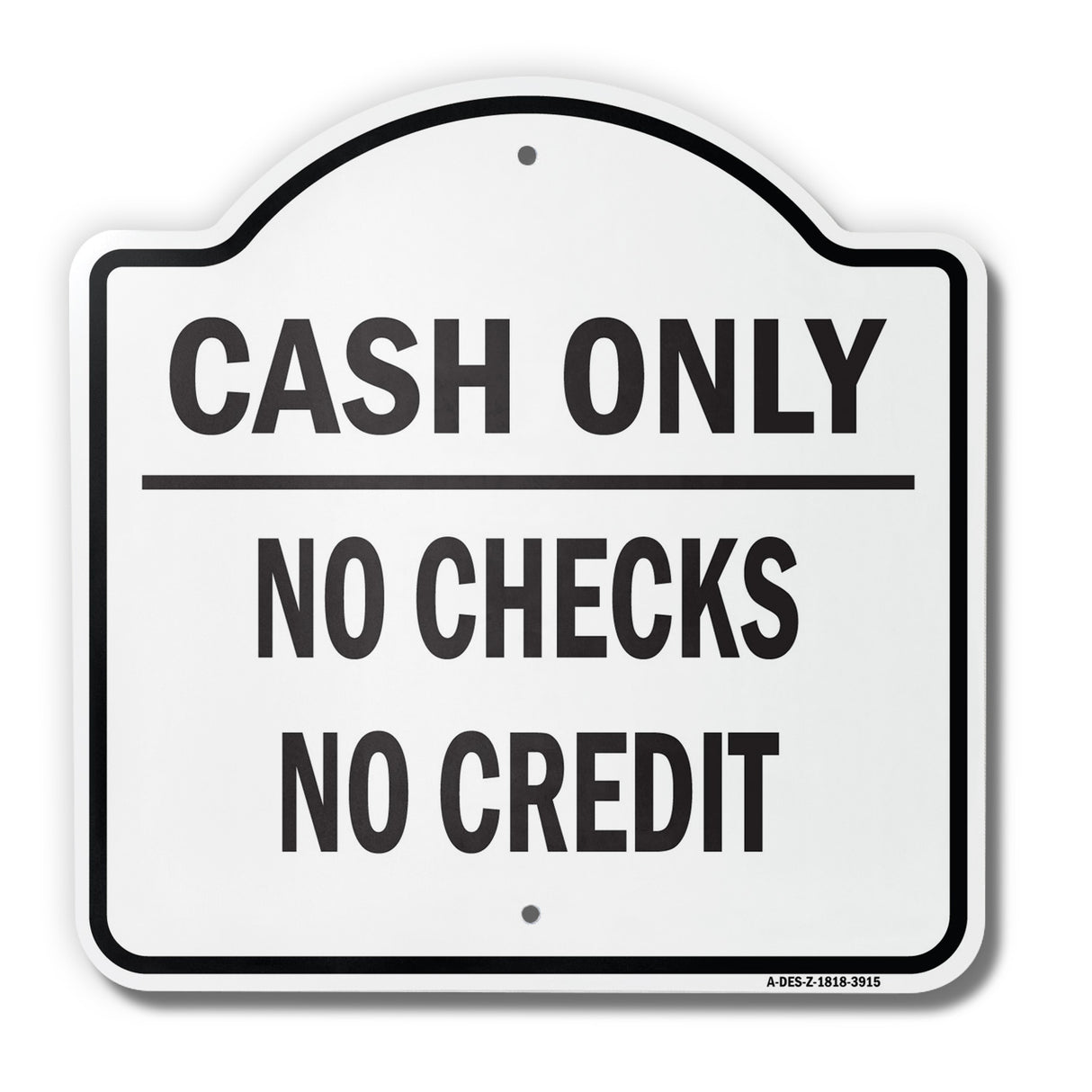 Cash Only No Checks No