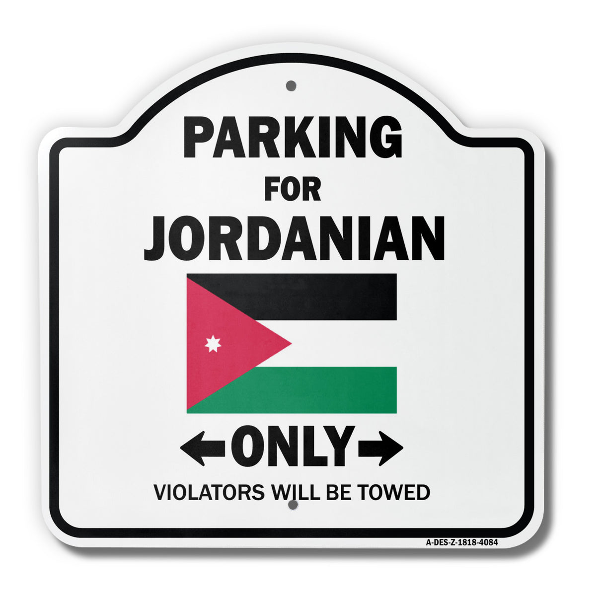 Parking For Jordanian Only