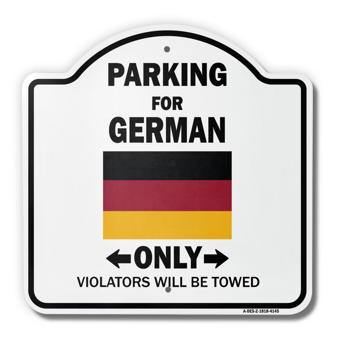 Parking For German Only