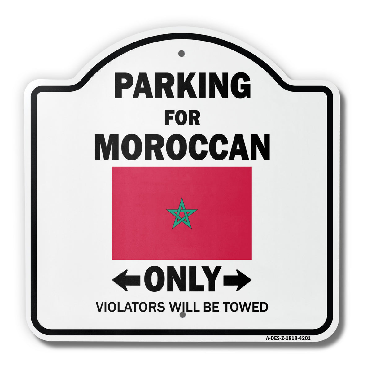 Parking For Moroccan Only