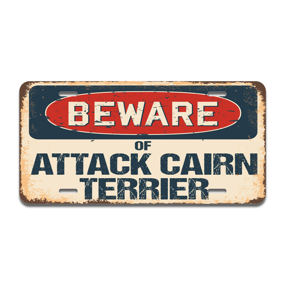 Beware of Attack Cairn Terrier