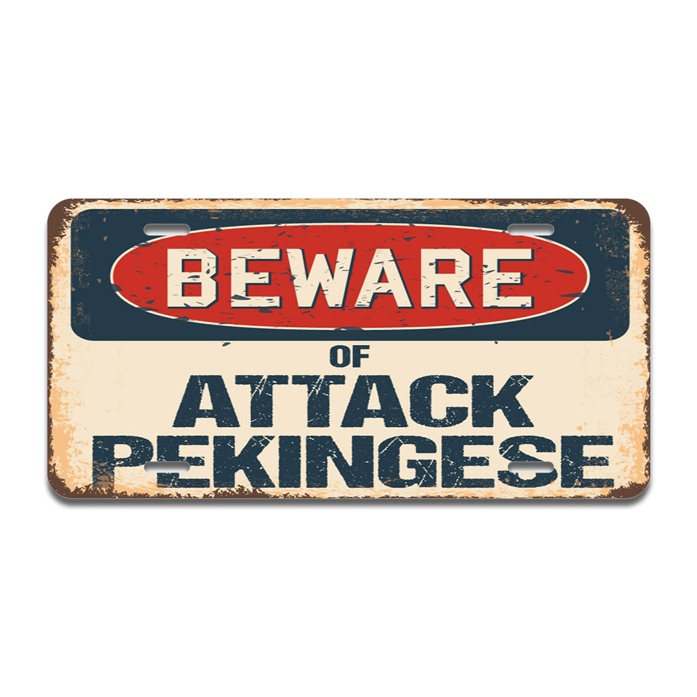 Beware of Attack Pekingese