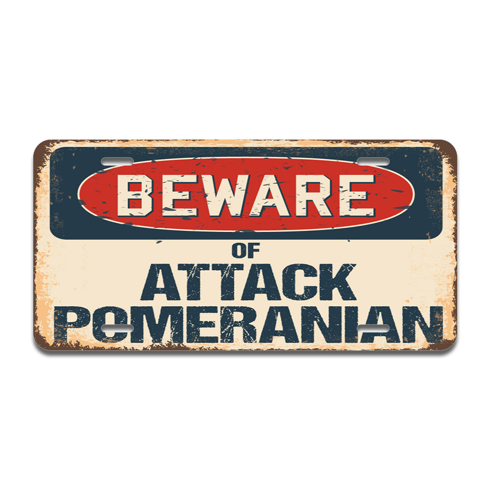 Beware of Attack Pomeranian