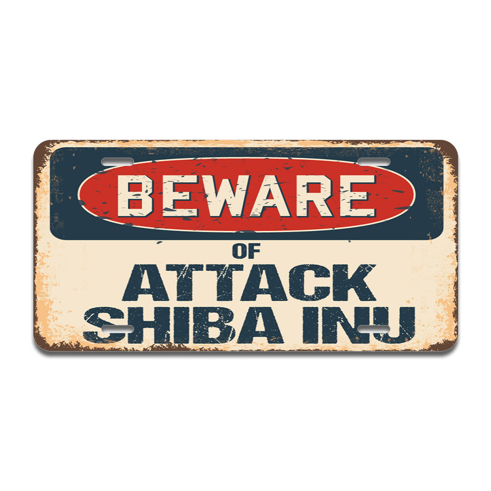 Beware of Attack Shiba Inu