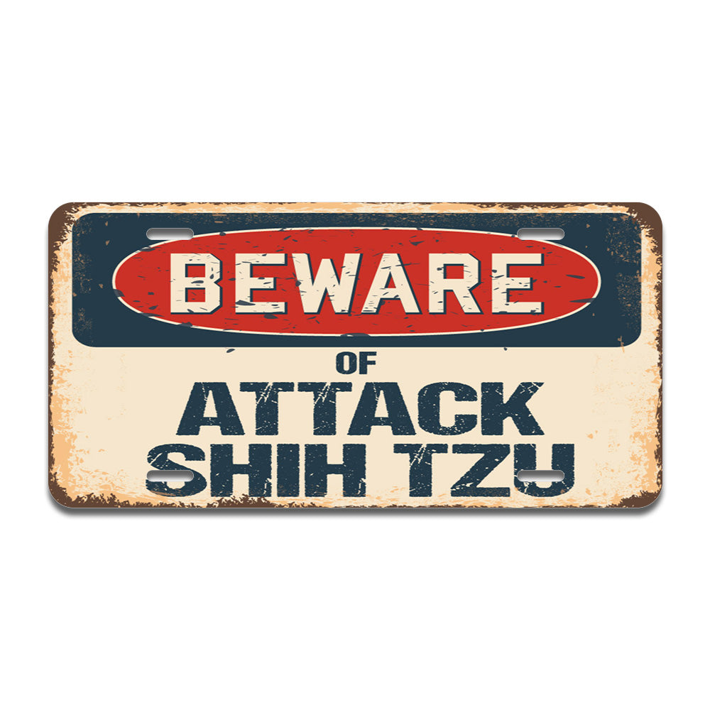 Beware of Attack Shih Tzu