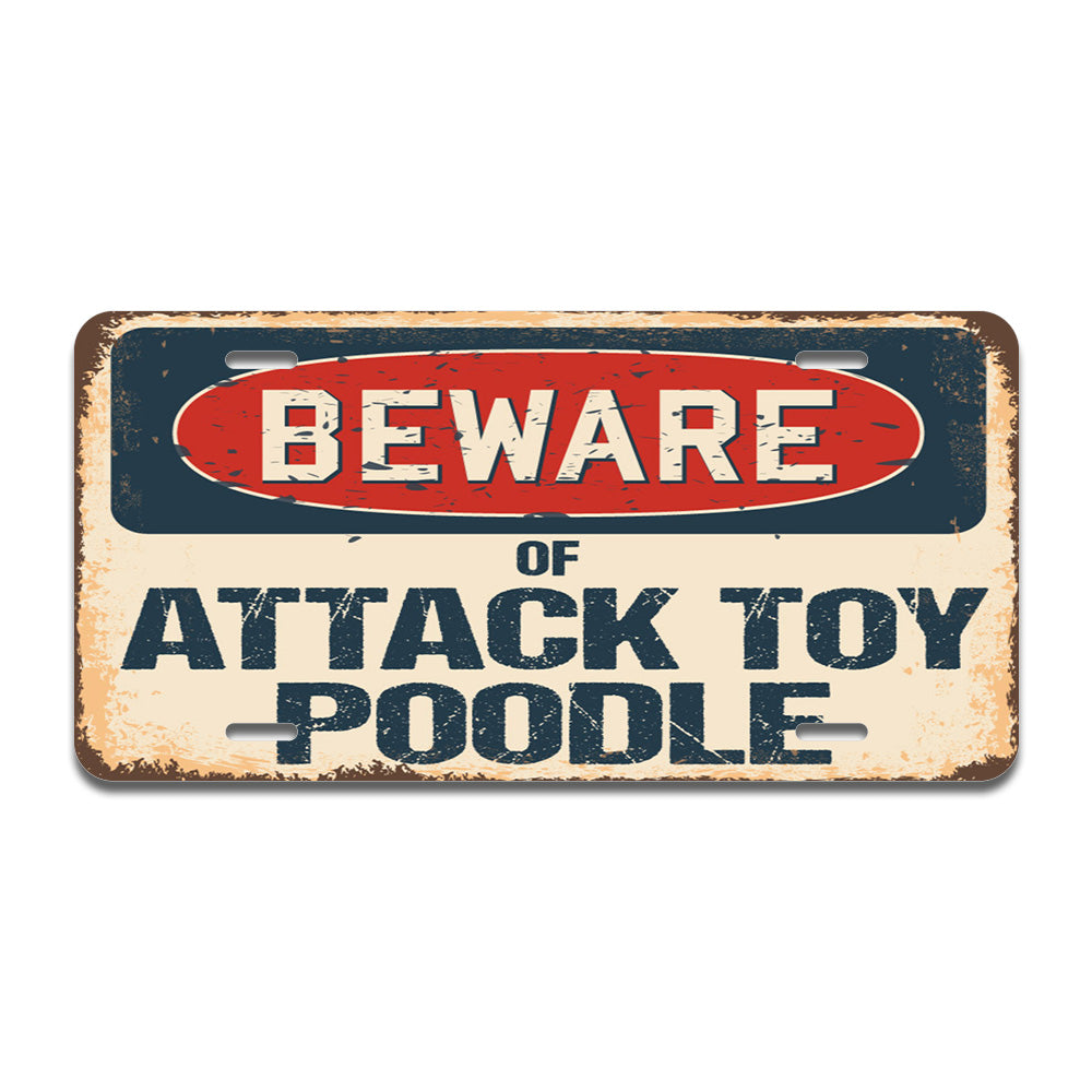 Beware of Attack Toy Poodle