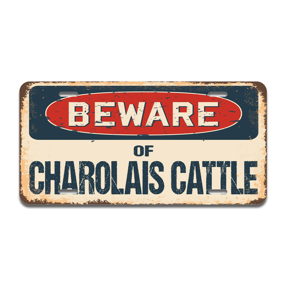 Beware of Charolais Cattle