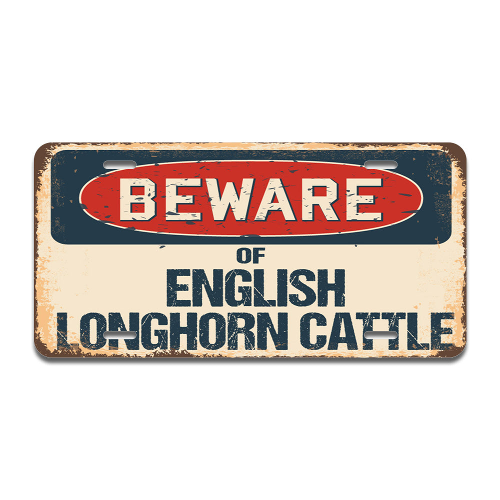 Beware of English Longhorn Cattle