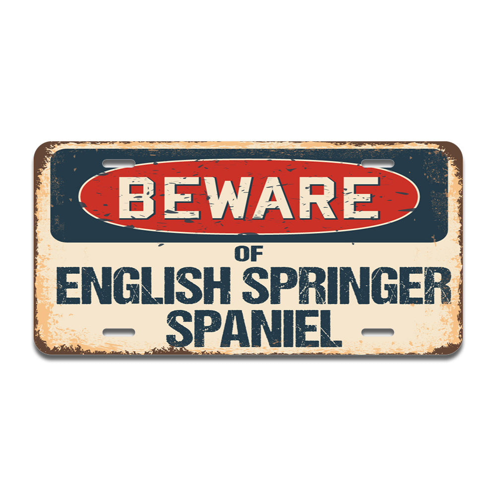 Beware of English Springer Spaniel