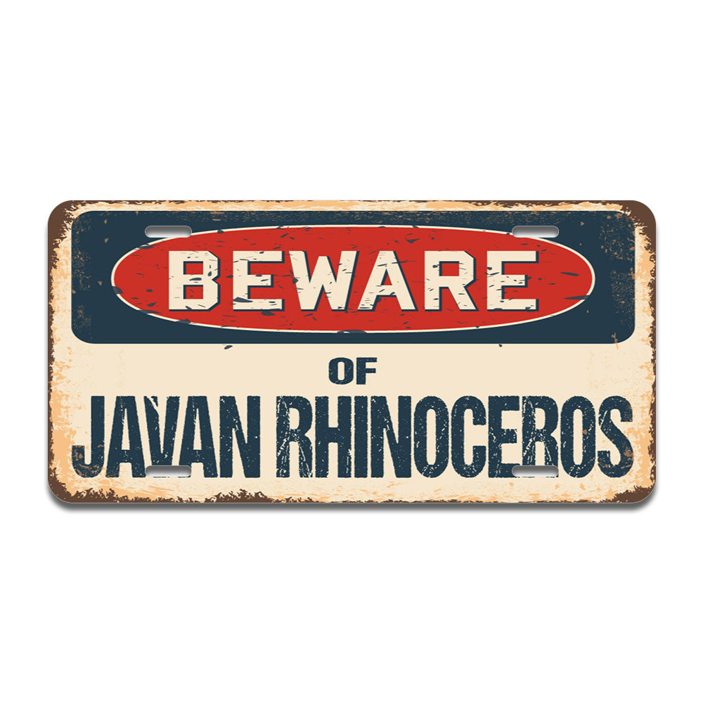 Beware of Javan Rhinoceros