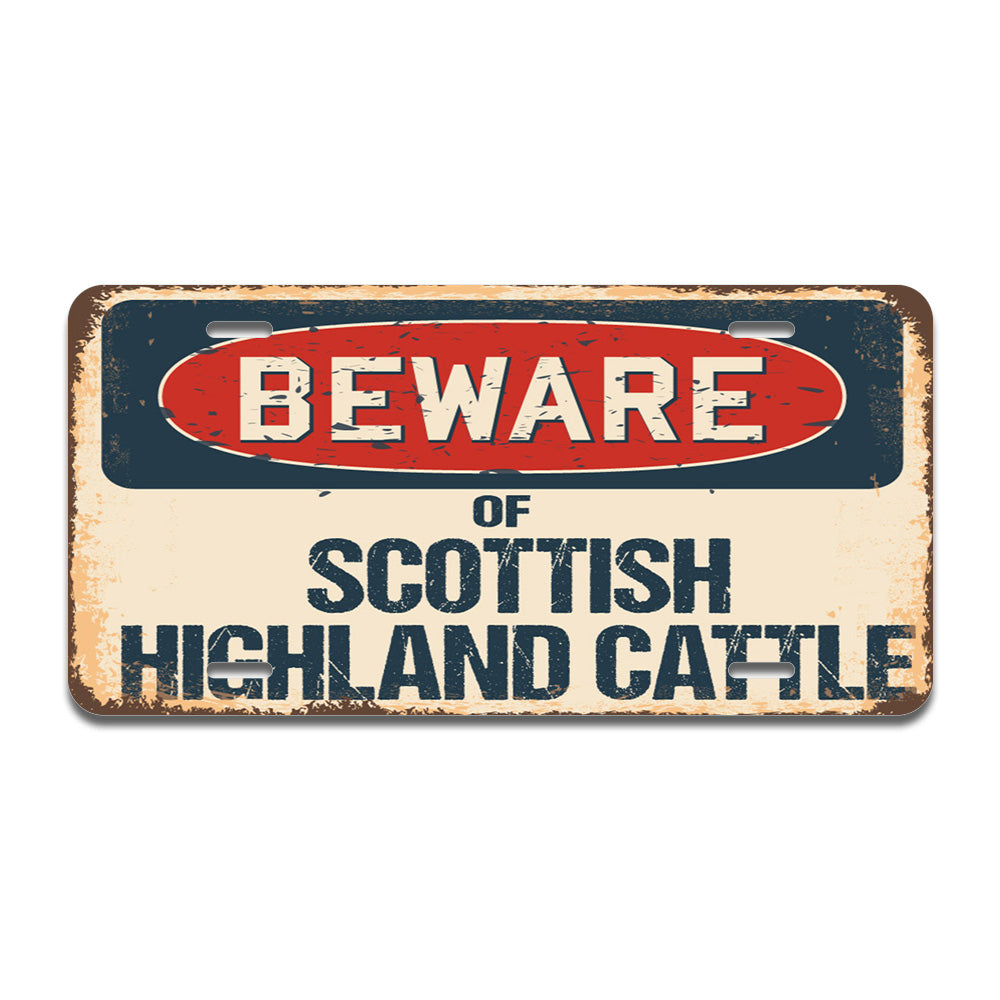 Beware of Scottish Highland Cattle