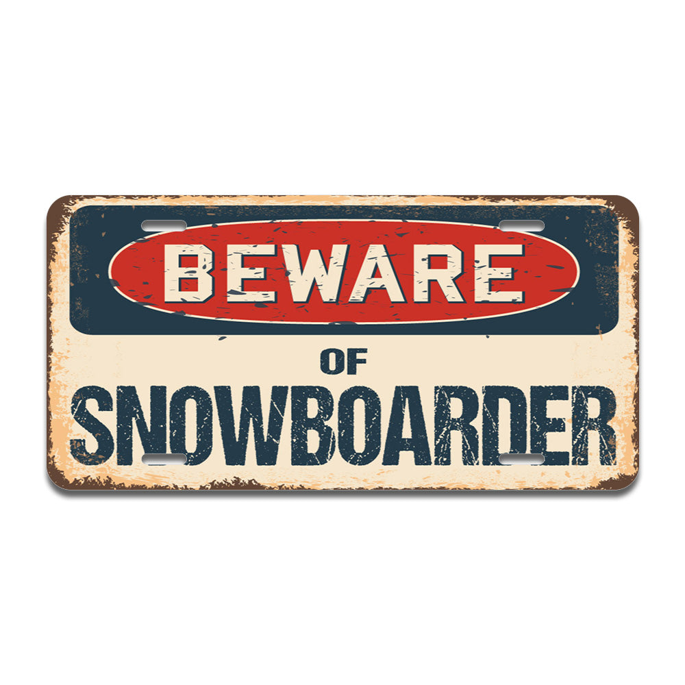 Beware of Snowboarder