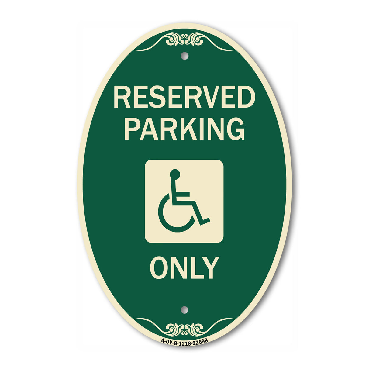 With NY Compliance Reserved Parking Only (With Access Icon)