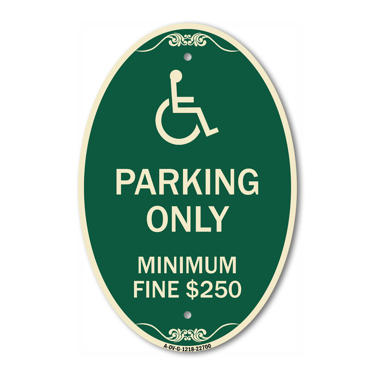 With Modified Isa Icon Parking Only Minimum Fine $250
