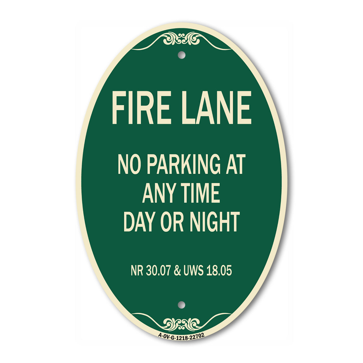 Wisconsin Fire Lane No Parking at Anytime Day or Night
