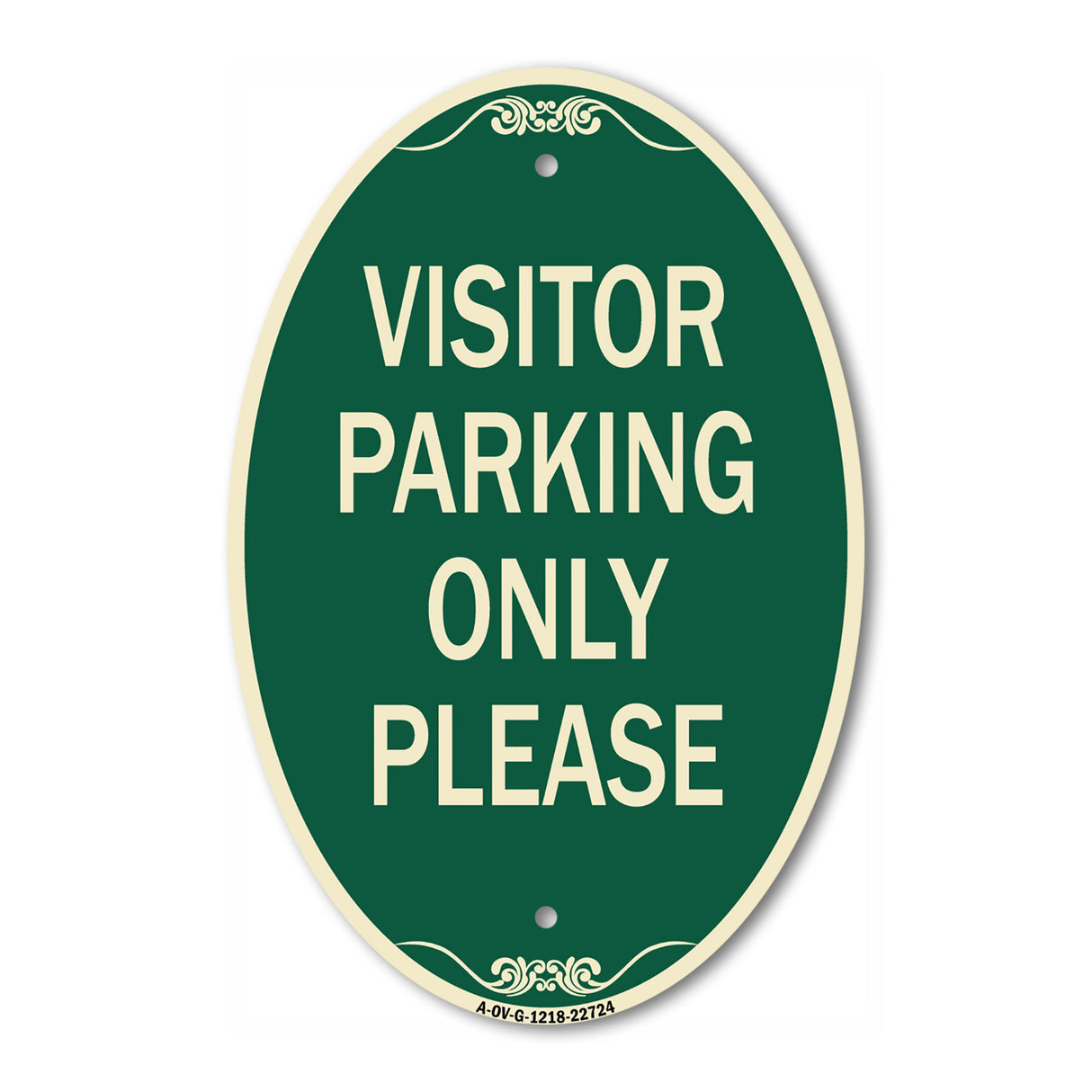 Visitor Parking Sign Visitor Parking Only Please