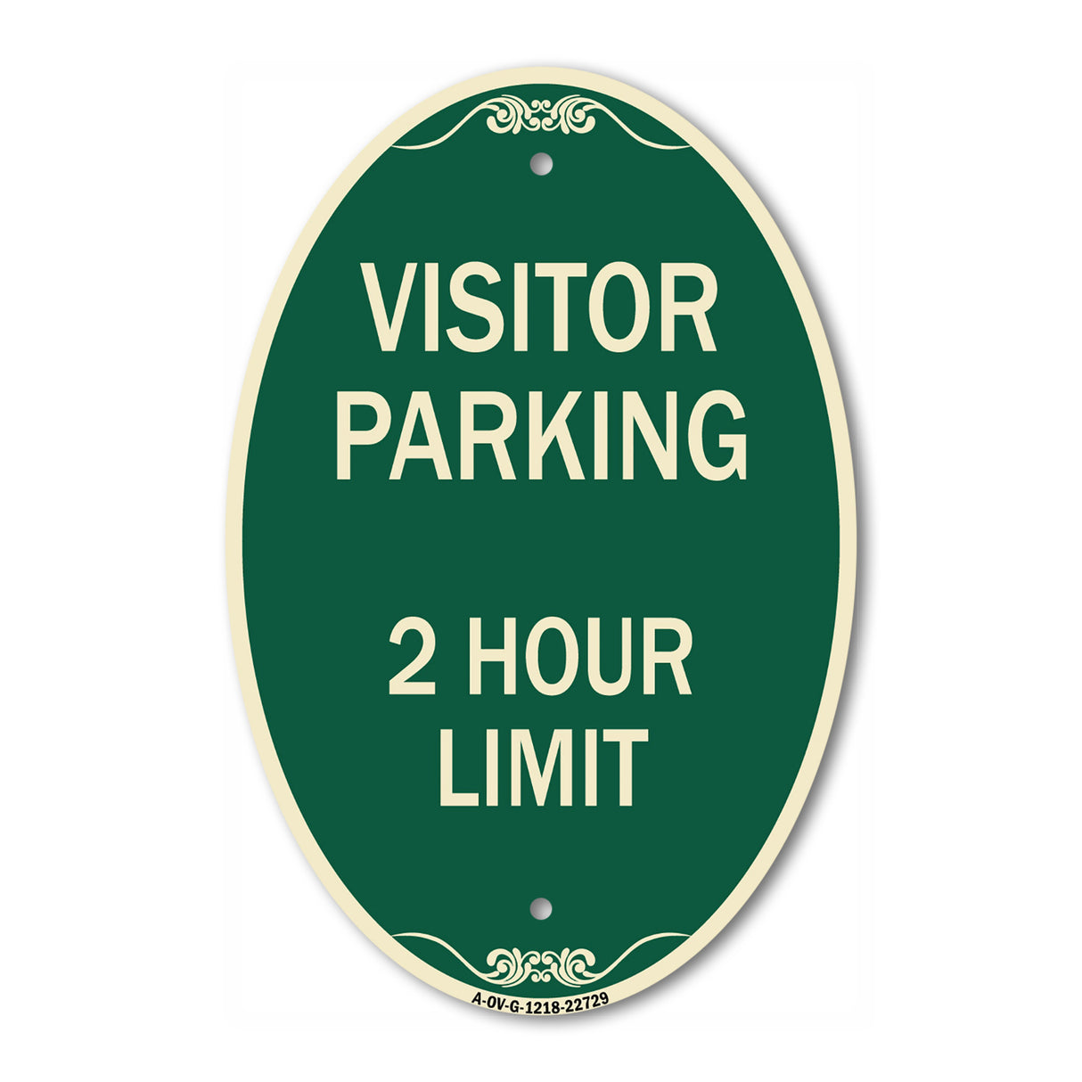 Visitor Parking Sign Visitor Parking 2 Hour Limit