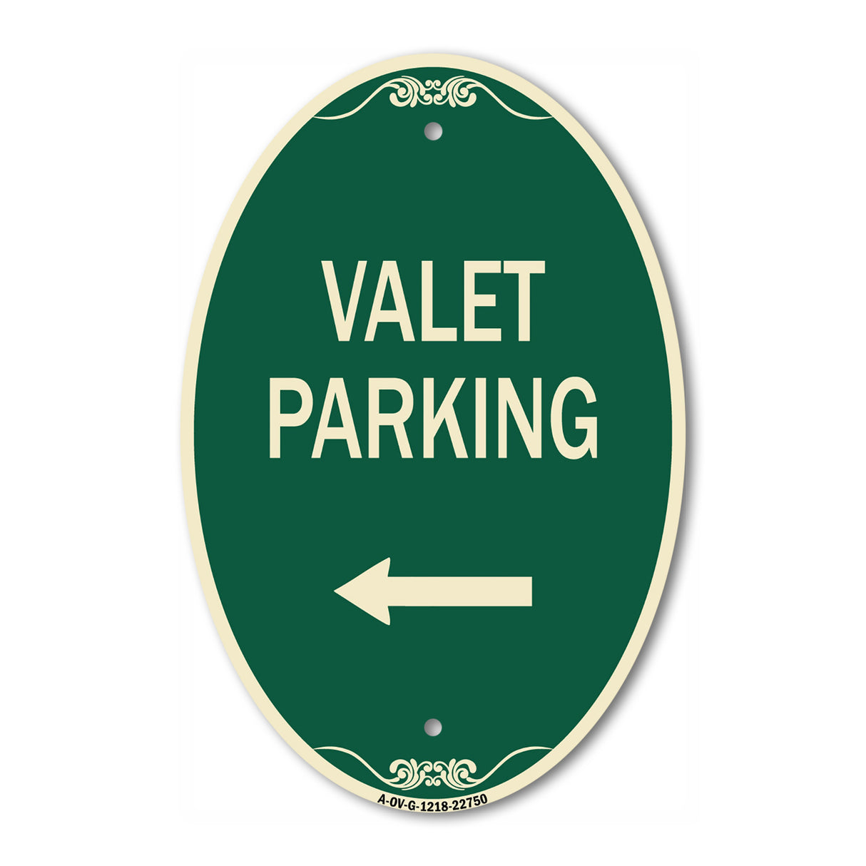 Valet Parking with Left Arrow