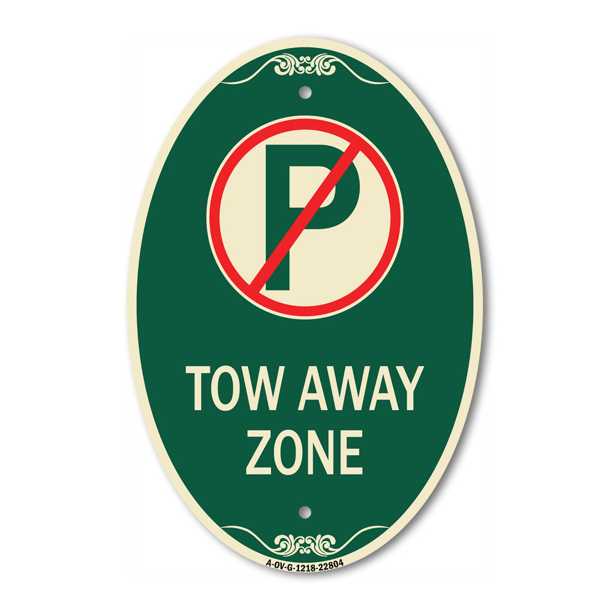 Tow Away Zone (No Parking Symbol)