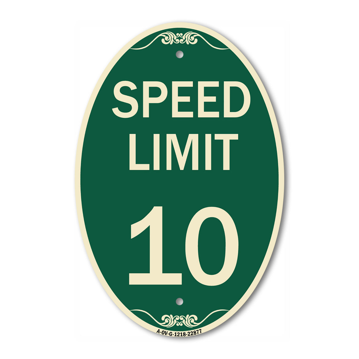 Speed Reduction Sign Speed Limit 10 Mph