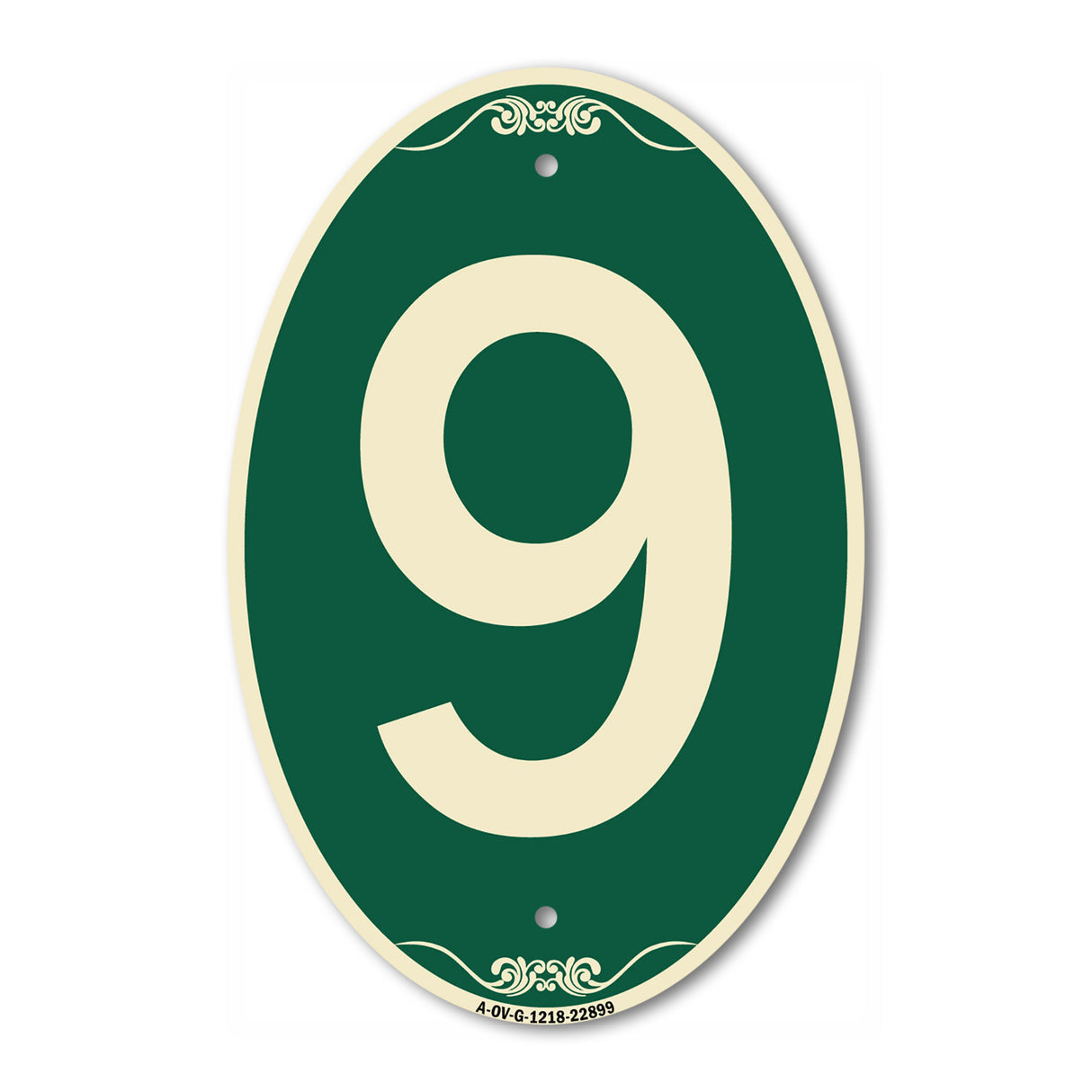 Sign with Number '9