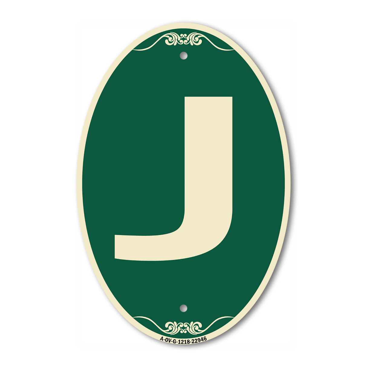 Sign with Letter J