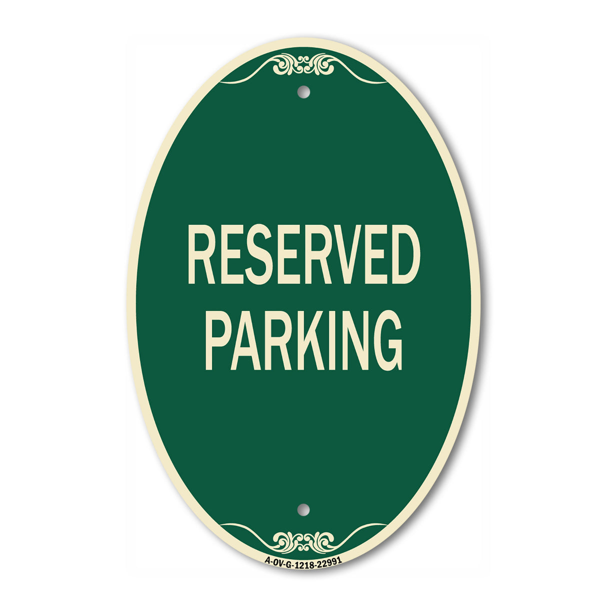 Reserved Parking Bright Yellow